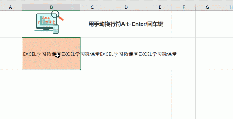 如何在excel单元格中输入多行文字？，如何在Excel的一个单元格中显示多行文字？图9