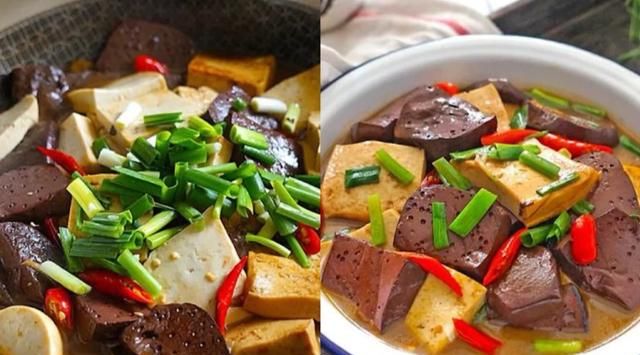 家常血豆腐怎么炒好吃，猪血炒豆腐叫什么菜名？图3