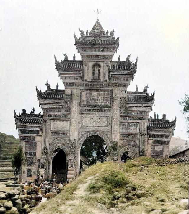 100多年前的四川遂宁，美国摄影家甘博镜头下的安居古镇