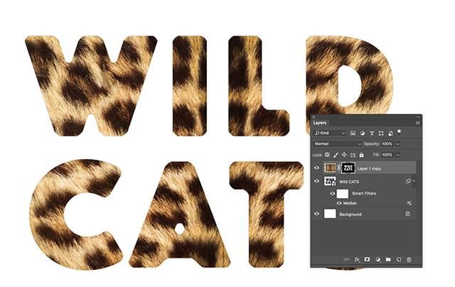 如何用Photoshop打造“动物毛发文字效果”