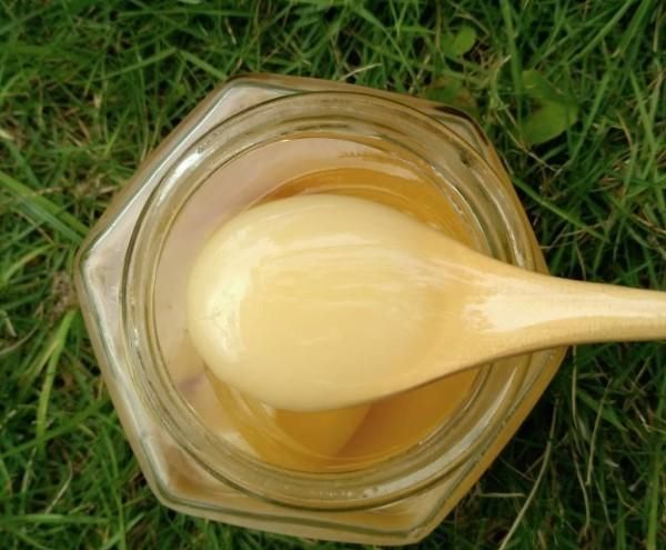 蜂蜜结晶后怎么判断是真假蜂蜜，蜂蜜结晶底层出现乳白色晶体，这蜂蜜是真的还是假的？图4