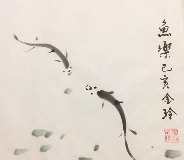 著名画家张金玲传承了齐派的鱼蛙虾蟹，这些画有哪些寓意呢？