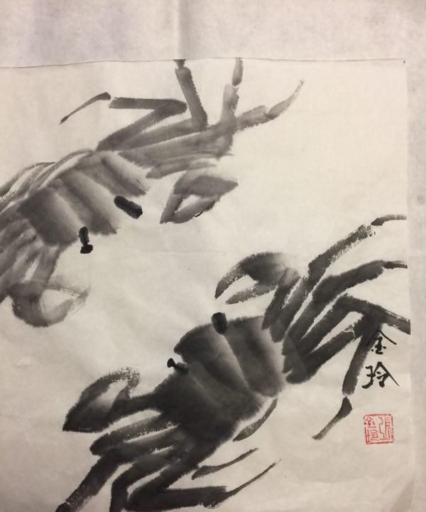 著名画家张金玲传承了齐派的鱼蛙虾蟹，这些画有哪些寓意呢？