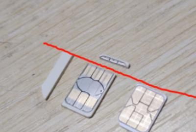 SIM卡剪卡器怎么用？，没有剪卡器怎么办，如何剪Nano手机卡？图4