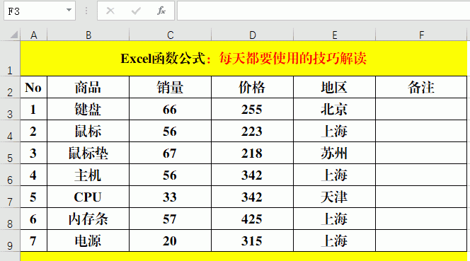 Excel中的6个经典排序技巧都不掌握，还敢称Excel达人？