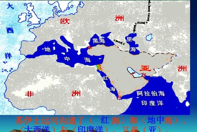 苏伊士运河沟通什么海和什么海，连接什么洲和什么洲
