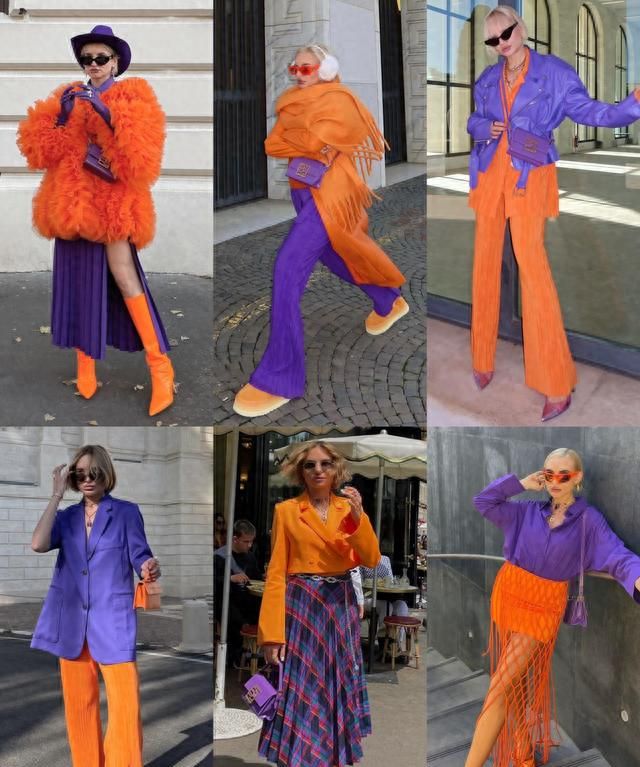 橙色穿搭是怎样炼成的？揭秘橙色和其他颜色的完美搭配秘诀！