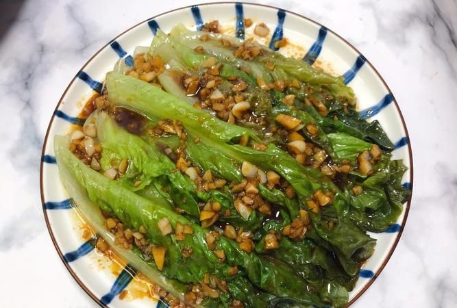 蚝油焖唐生菜的做法